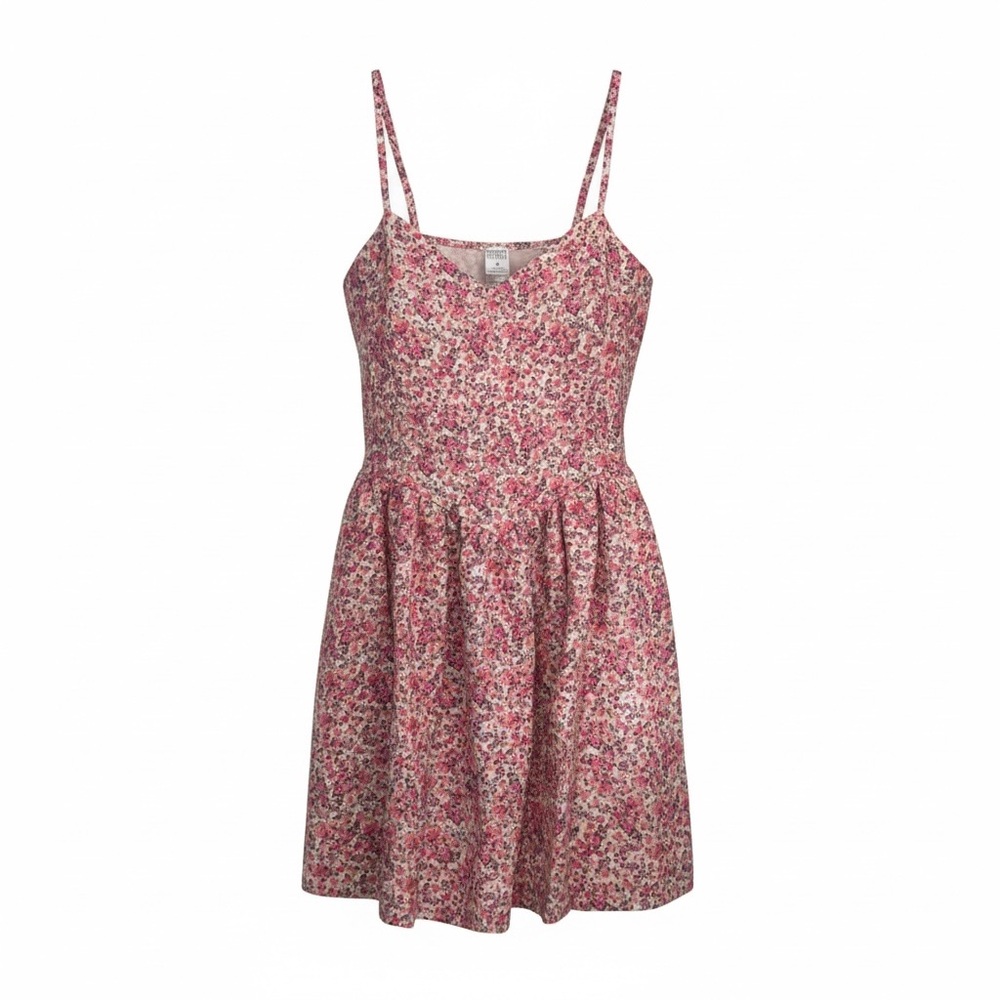 Tinseltown Pink Floral Mini Dress - Size Medium